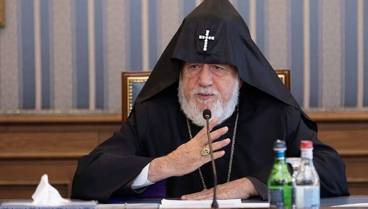 Главі Вірменської апостольської церкви Гарегін II. Фото: News armenia.