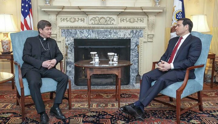 Кривицький і держсекретар США Марко Рубіо. Фото: Фейсбук Кривицького