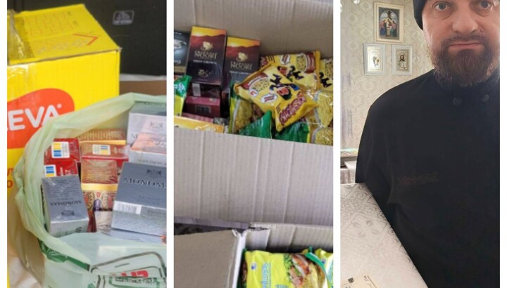 Khmelnytskyi Eparchy of the UOC provided foodstuffs and financial assistance for the needs of the Armed Forces of Ukraine. Photo: Khmelnytskyi Eparchy