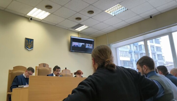 Засідання суду щодо Верхньої лаври. Фото: ТГ-канал «Фортеця Лавра»