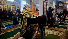 На переслідуваній парафії УПЦ у Зеленові здійснили читання Великого канону