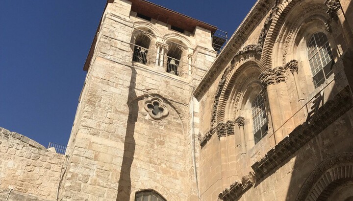 Η εκκλησία του Παναγίου Τάφου στην Παλιά Πόλη της Ιερουσαλήμ. Φωτογραφία: ΕΟΔ