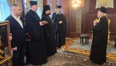 Делегація ПЦУ вручила Патріархові Варфоломію подарунки від Епіфанія Думенка