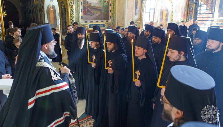 Чернечий постриг студентів КДАіС. 9 березня 2026 р. Фото: прес-служба КДАіС