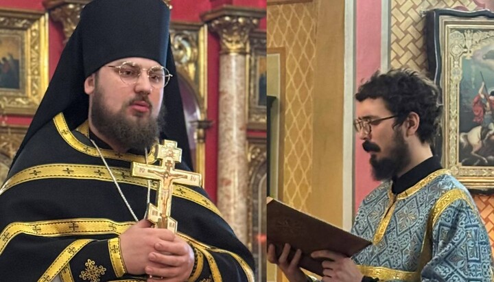 Hieromonk Daniel and novice Vadim from the Intercession Monastery of Kharkiv. Photo: UOJ