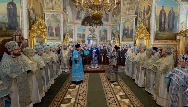 Праздничное богослужение в Корецкой обители. Фото: Facebook