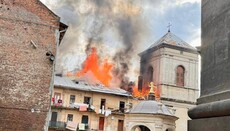У центрі Львова російський дрон влучив у будинок поблизу храму УГКЦ