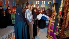 В Ольшанському монастирі звершили чернечий постриг