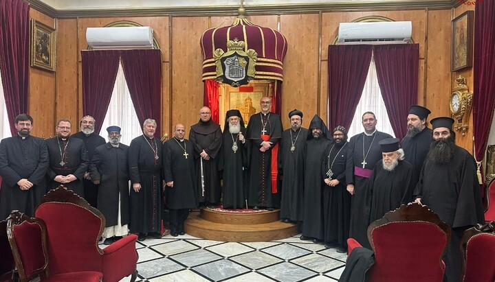 Патріархи та глави церков в Єрусалимі. Фото: jerusalem-patriarchate.info