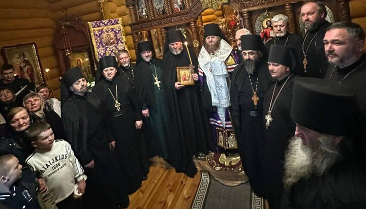 Monastic tonsure at the Church of the "Nankivska" Icon of the Mother of God in the village of Nankovo. Photo: Khust Eparchy