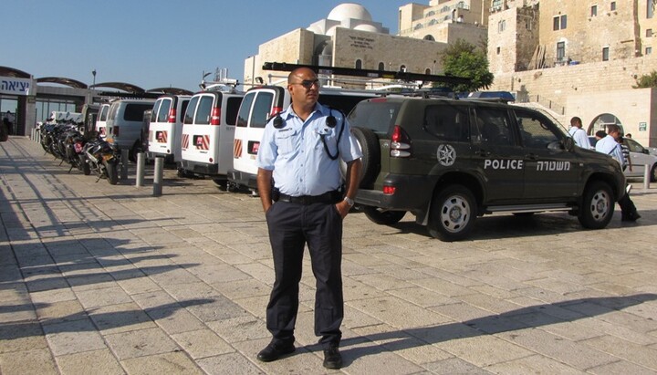 Αστυνομία στο Τείχος των Δακρύων. Φωτογραφία: toldot.com