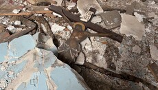 Στη Χερσώνα βλήμα έπληξε ναό της ΟΠΕ, τραυματίστηκε η σύζυγος του εφημερίου