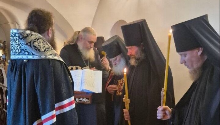 Tonsure at Molchensky Convent. Photo: Konotop Eparchy