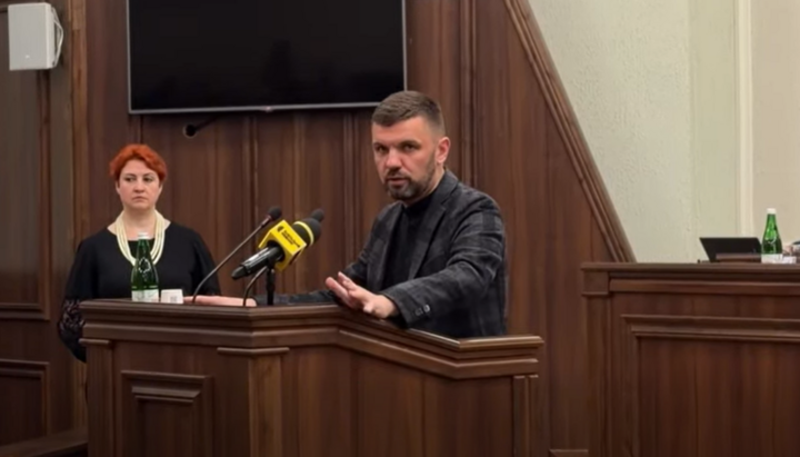 Нардеп Ігор Гузь. Фото: фрагмент з відео у Facebook