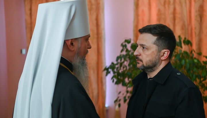Сергей Думенко и Владимир Зеленский. Фото: ПЦУ