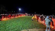 Сотні вірних гнаних парафій УПЦ у Чорногузах та Виженці відсвяткували Пасху