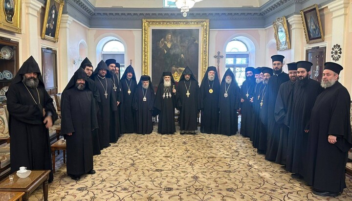 Зустріч делегацій в Єрусалимі. Фото: прес-служба Єрусалимського Патріархату
