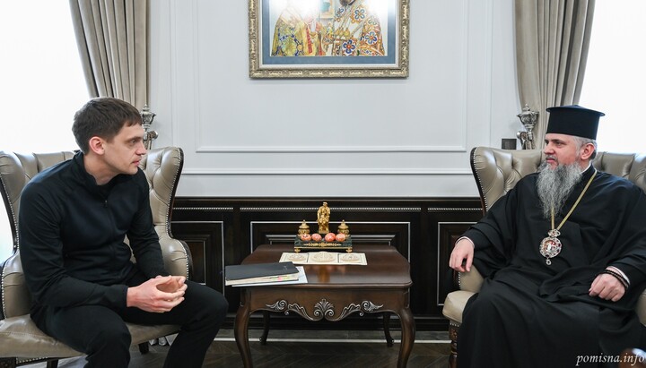 Іван Федоров і Епіфаній Думенко. Фото: прес-служба ПЦУ