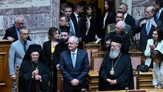 Патриарх Варфоломей выступил с речью в греческом парламенте