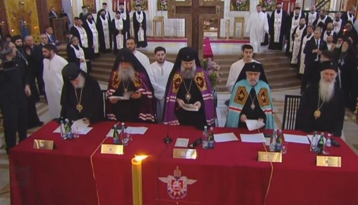 Elections for the Patriarch at the Holy Trinity Cathedral in Tbilisi. Photo: UOJ in Georgia