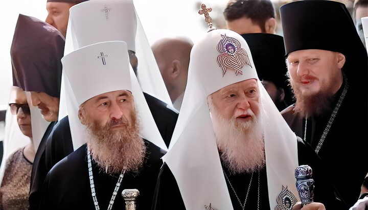 Metropolitan Onuphry and Filaret. Photo: ecerkva