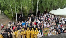 У переслідуваній громаді Верхніх Станівців відбулася архієрейська Літургія