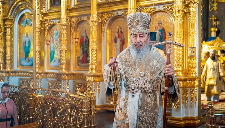 Митрополит Онуфрій. Фото: прес-служба УПЦ