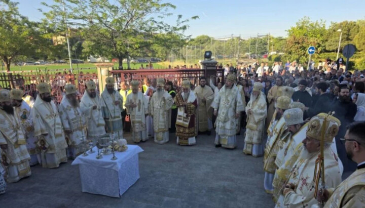 Consecration of the Romanian Church’s cathedral in Madrid. Photo: Basilica.ro