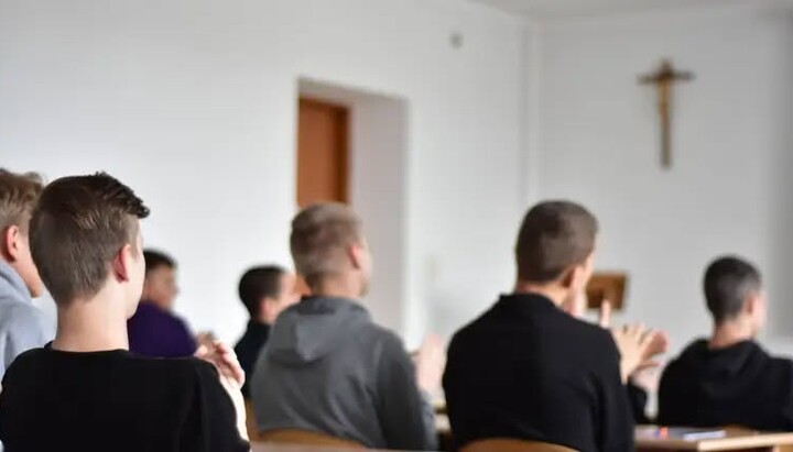 Seminarians. Photo: Tarhonskyi’s Facebook page