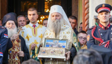 Patriarch Porfirije announces extension of Theotokos’ Belt’s stay in Serbia