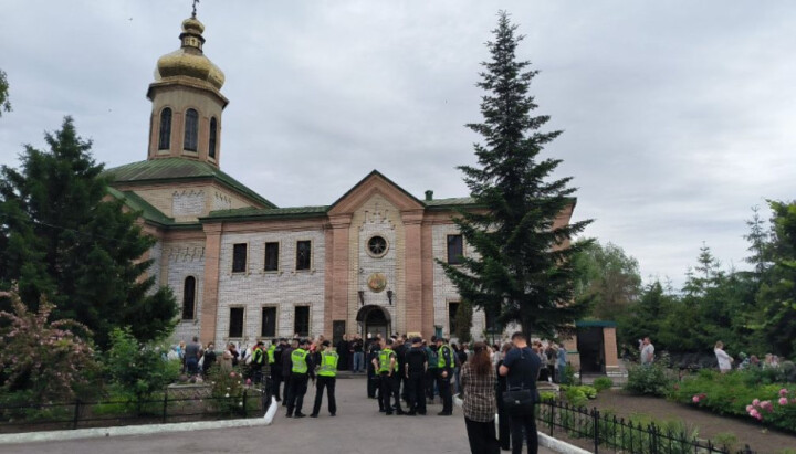 Захоплення Троїцького собору в Кременчузі. Фото: Кременчуцька єпархія