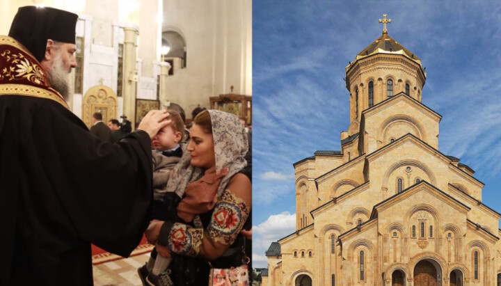 Patriarch Shio will lead the 73rd mass baptism of children in Georgia. Photo: Georgian Patriarchate on Facebook