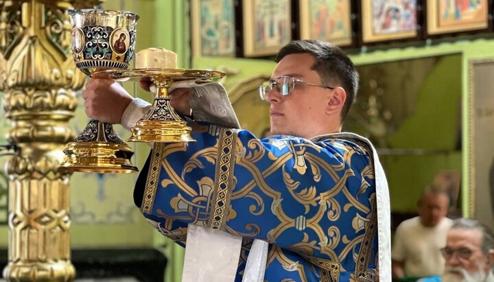 TRC took away Protodeacon Mykola Mazurets. Photo: UOJ