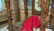 Ως αποτέλεσμα του βομβαρδισμού υπέστη ζημιές ναός της ΟΠΕ στο Τσερνομόρσκ