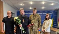 На Рівненщині священника УПЦ нагородили орденом за сина, який загинув на війні