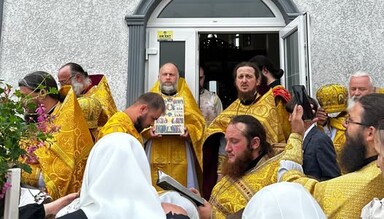 У селі Заволока віруючі відзначили престольне свято. Фото: Фейсбук Чернівецької єпархії