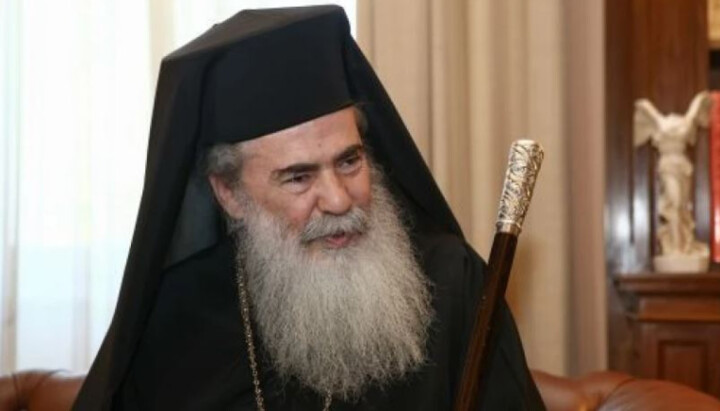 Patriarch Theophilos III of Jerusalem. Photo: Orthodoxia News Agency