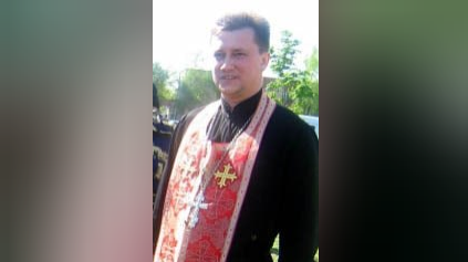 Настоятель Успенського храму в Києві отець Олександр Дробязко. Фото: Telegram-канал «Перший Козацький»