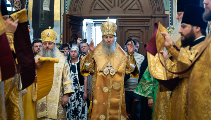 Митрополит Онуфрій. Фото: прес-служба УПЦ