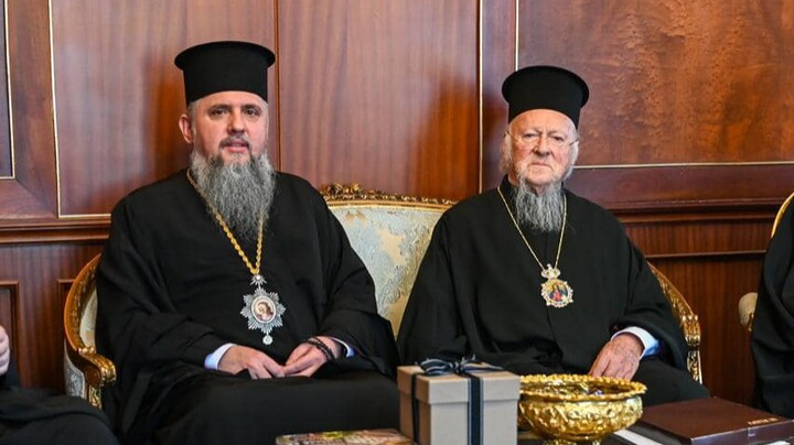 Думенко и Патриарх Варфоломей на Фанаре. Фото: ПЦУ