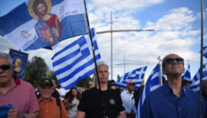 В Салониках верующие вышли на митинг в защиту традиционной семьи