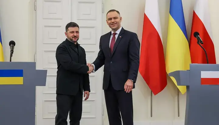 Навроцький і Зеленський. Фото: прес-служба президента Польщі