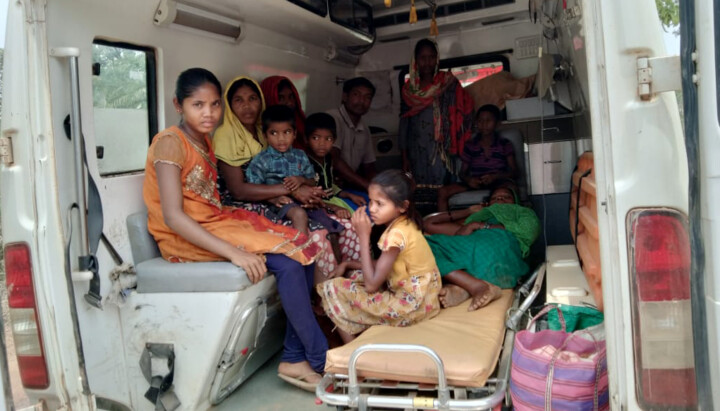 Christians who came under attack from a mob of Hindu extremists. Photo: Persecution Relief