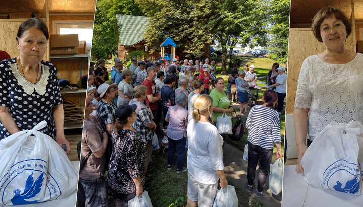Η UOC παρέδωσε ανθρωπιστική βοήθεια σε 100 οικογένειες εκτοπισμένων
