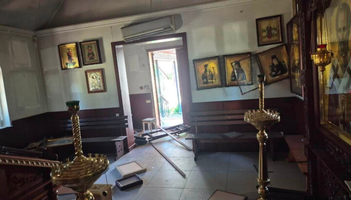 Στο Κίεβο επλήγη ναός της UPC λόγω βομβαρδισμού