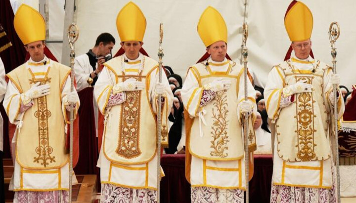 Newly consecrated bishops of the Society of St. Pius X. Photo: AP Photo