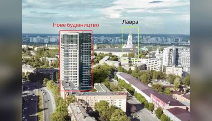 Οι αρχές του Κιέβου δεν υποστήριξαν τις διαμαρτυρίες των κατοίκων κατά του ουρανοξύστη κοντά στη Λαύρα