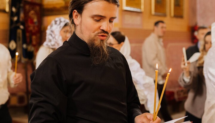 Deacon Andriy Virnyi. Photo: Pershyi Kozatskyi