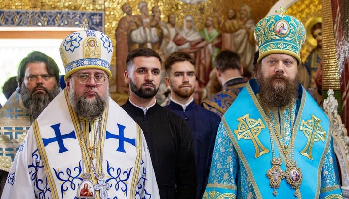 Архієпископ Сильвестр та архієпископ Віктор. Фото: сторінка архієпископа Віктора у Facebook