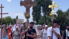 Ορθόδοξοι Βουκοβινιανοί πραγματοποίησαν λιτανεία στη Μονή Αθανασίου
